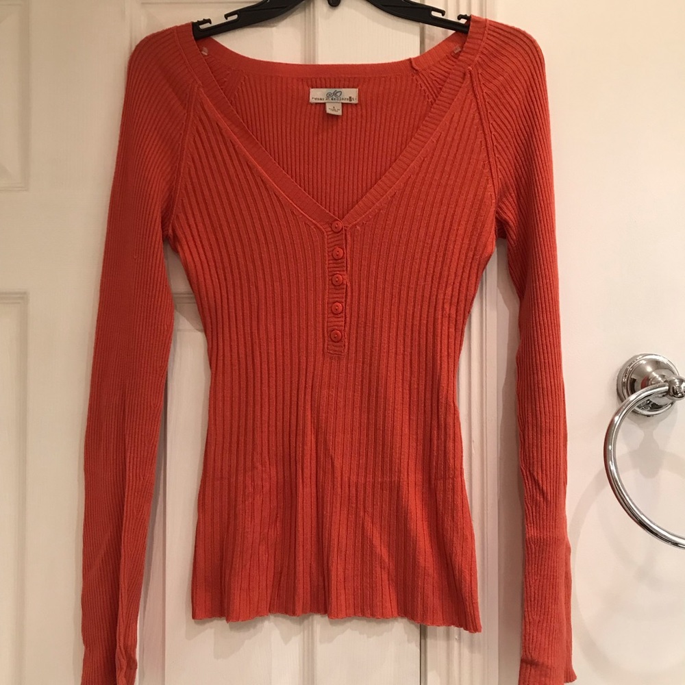 Orange Sweater